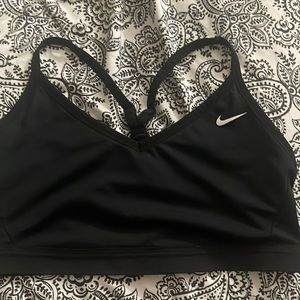 Nike black sport bra